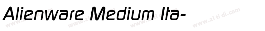 Alienware Medium Ita字体转换 Alienware Medium Ita字体转换